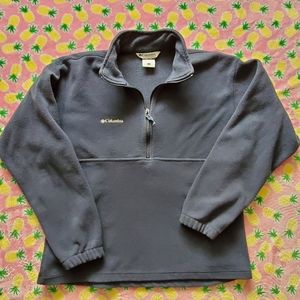 Columbia Navy Quarter Zip Unisex